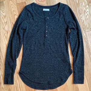 AF Dark Gray Women Long Sleeve Sweater Top SIZE L